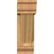 Ekena Millwork Traditional Traditional Rough Sawn Bracket w/ Offset Brace, Western Red Cedar, 6"W x 18"D x 18"H BKT0604X18X18TRA01RWR - alternate 4